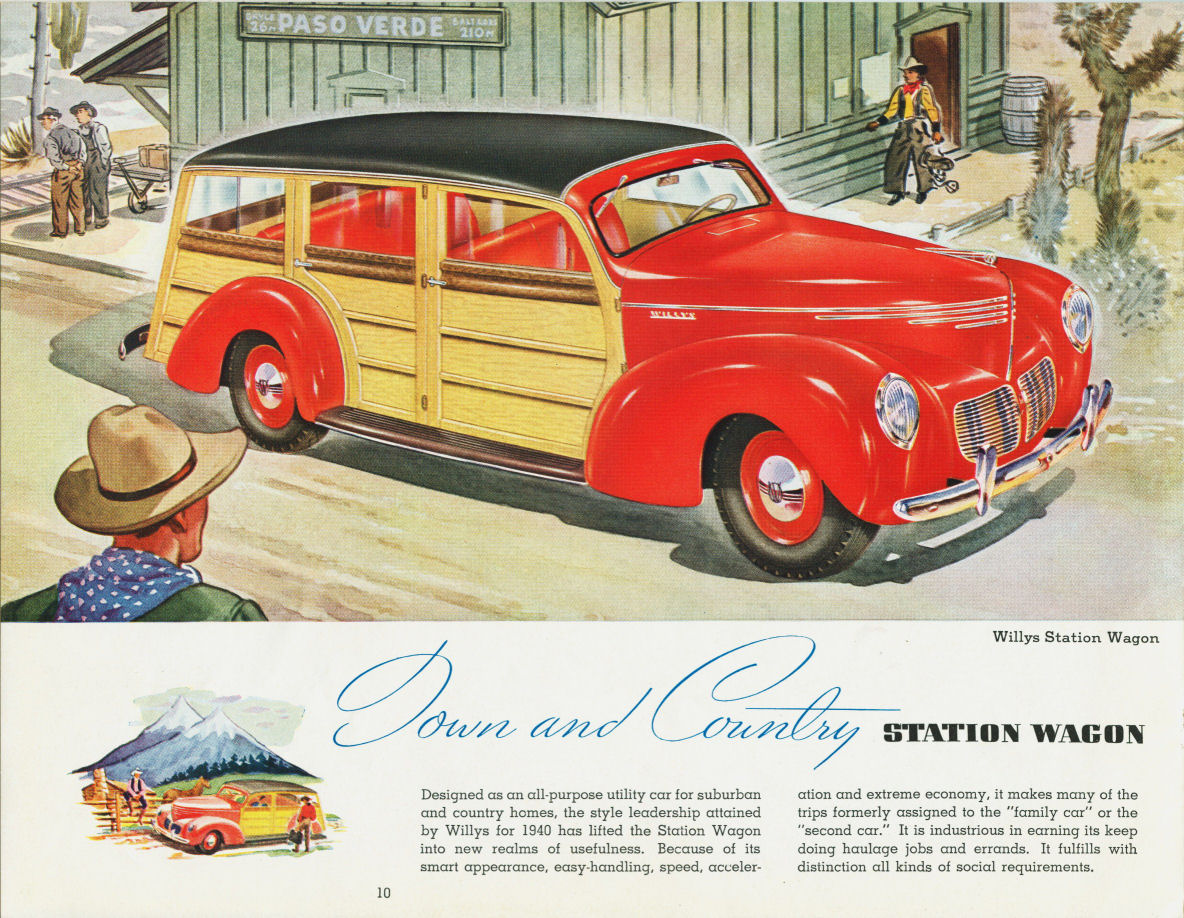 1940 Willys Auto Advertising